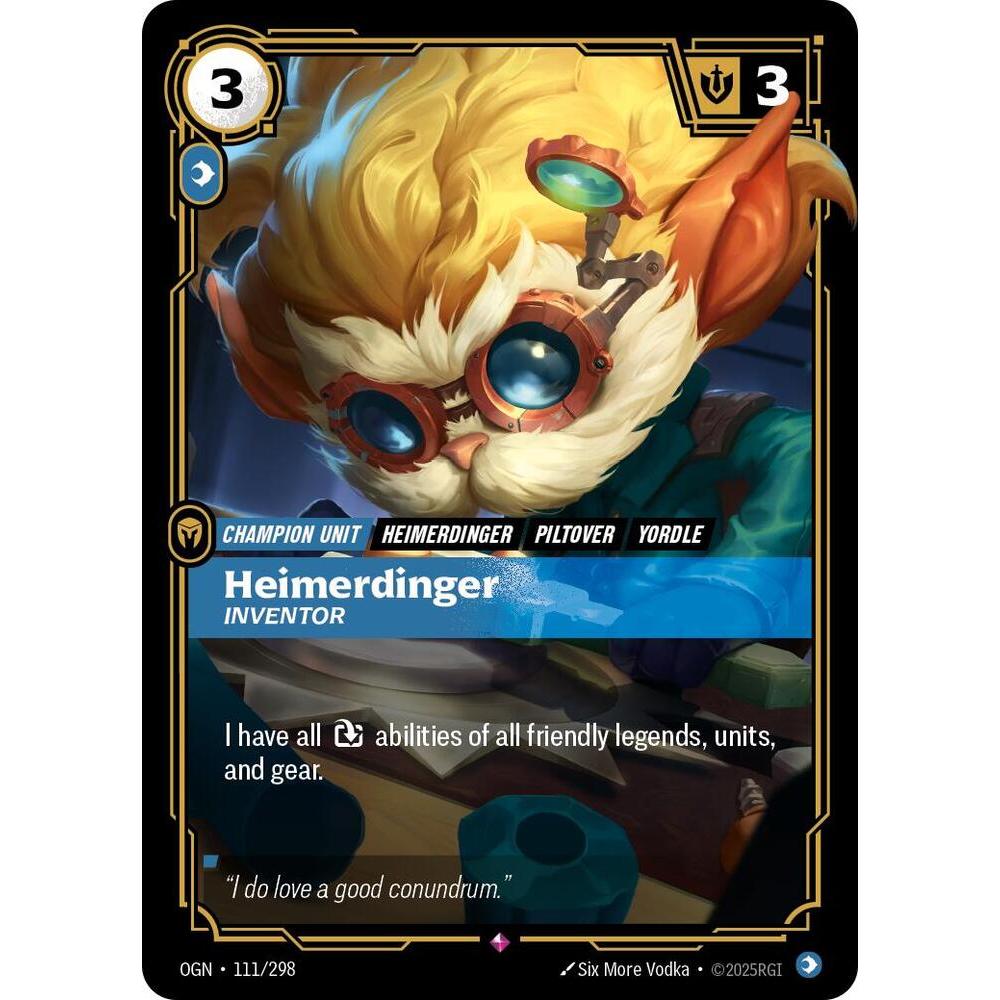 Riftbound TCG - Origins - Heimerdinger - Inventor (111/298) Foil