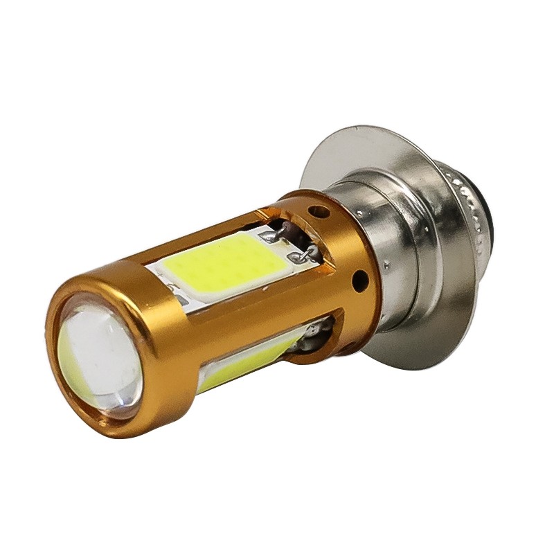 H6M PX15D P15D LED Motorcycle Headlights Hi-Lo Beam Bulb for Motorbike Scooter Moped Head Light Lamp