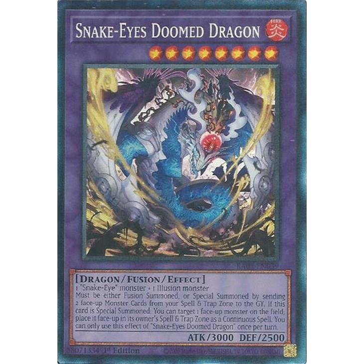 Thẻ bài Yugioh - RA05-EN039 - Snake-Eyes Doomed Dragon