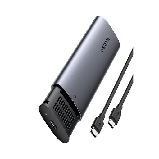 Hộp đựng ổ cứng/ Box ổ cứng Ugreen M2 kết nối Sata M2 NGFF to M.2 M-Key (10902) - Phong Vũ - Bảo Hàn