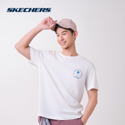 Áo Thun Tay Ngắn Nam Skechers Cali Breeze Iconic Short Sleeve Tee - SL326M275-00QF