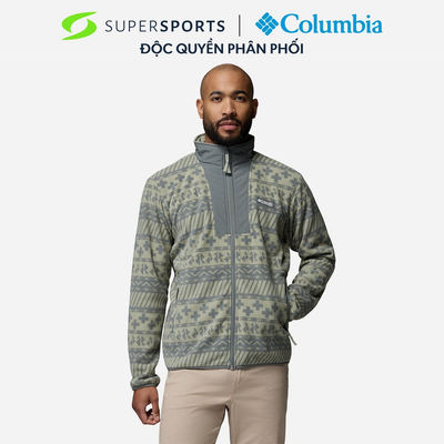 Áo Khoác Nam Columbia Sequoia Grove II Full Zip Printed Fleece - Xám - 2174071348