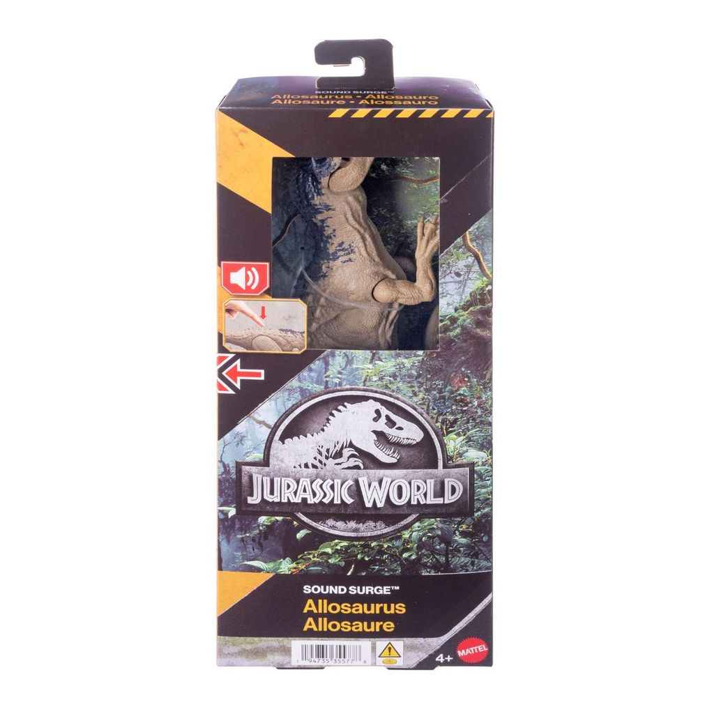 Đồ Chơi Khủng Long Tiếng Gầm Bùng Nổ Allosaurus 12 Inch JURASSIC WORLD MATTEL JKT71
