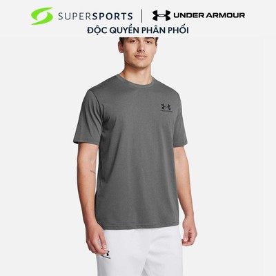 Áo Thun Tay Ngắn Nam Under Armour Left Chest Logo - 1326799-025
