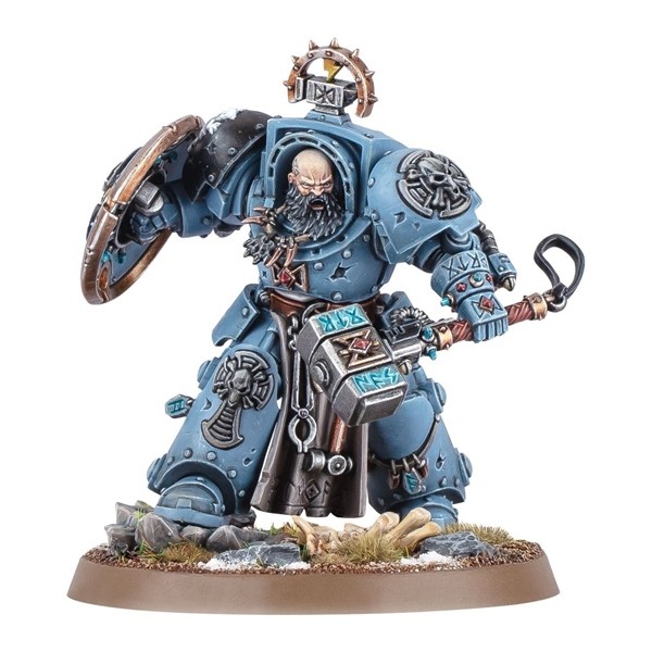SPACE WOLVES: ARJAC ROCKFIST - Mô hình Warhammer