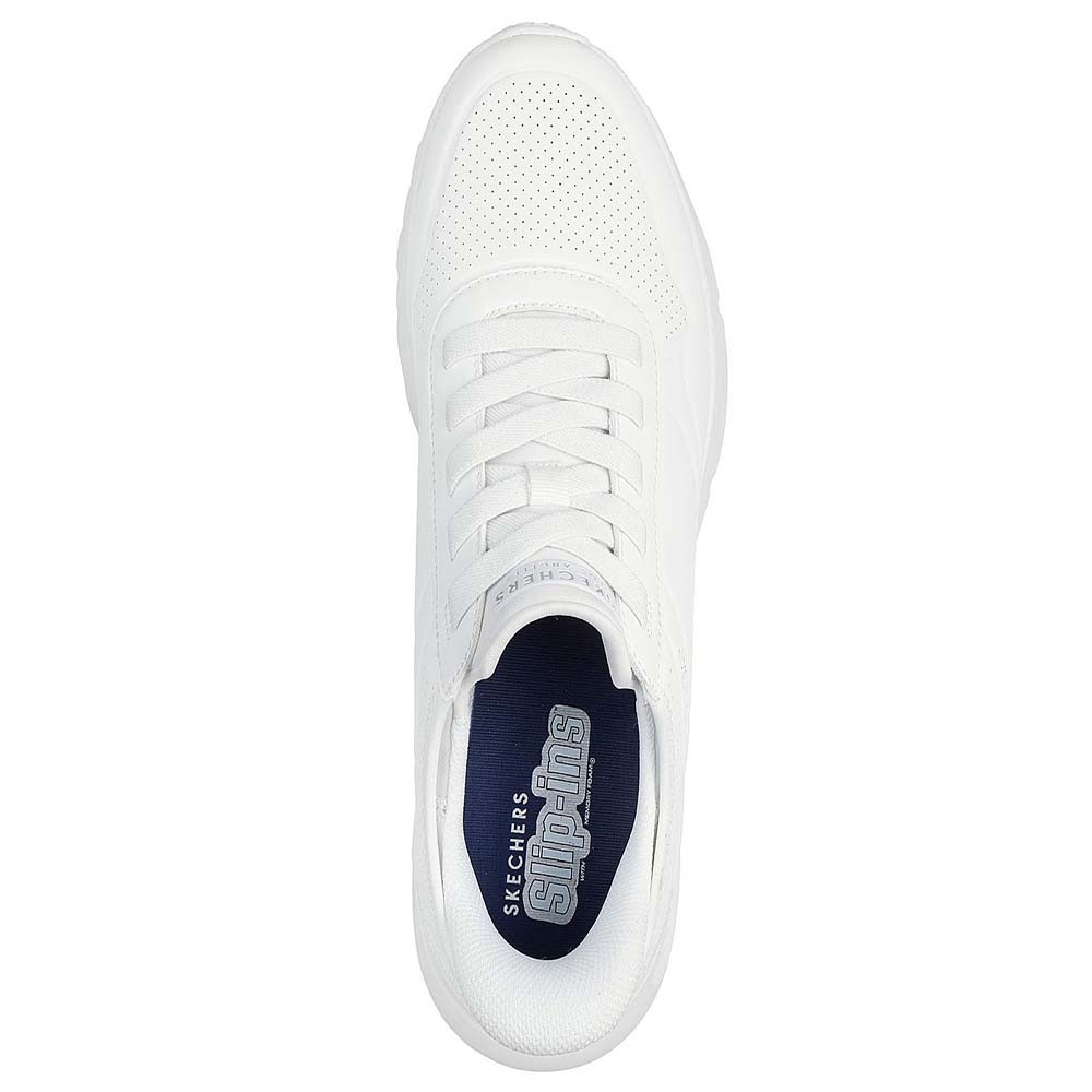 Giày Thể Thao Nam Skechers Slip-Ins Street UNO Lite Floating Steps - 183125-WHT Memory Foam | BigBuy360 - bigbuy360.vn