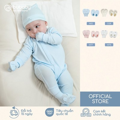 Bộ bao chân, bao tay  tai gấu   BU Baby ASR402800