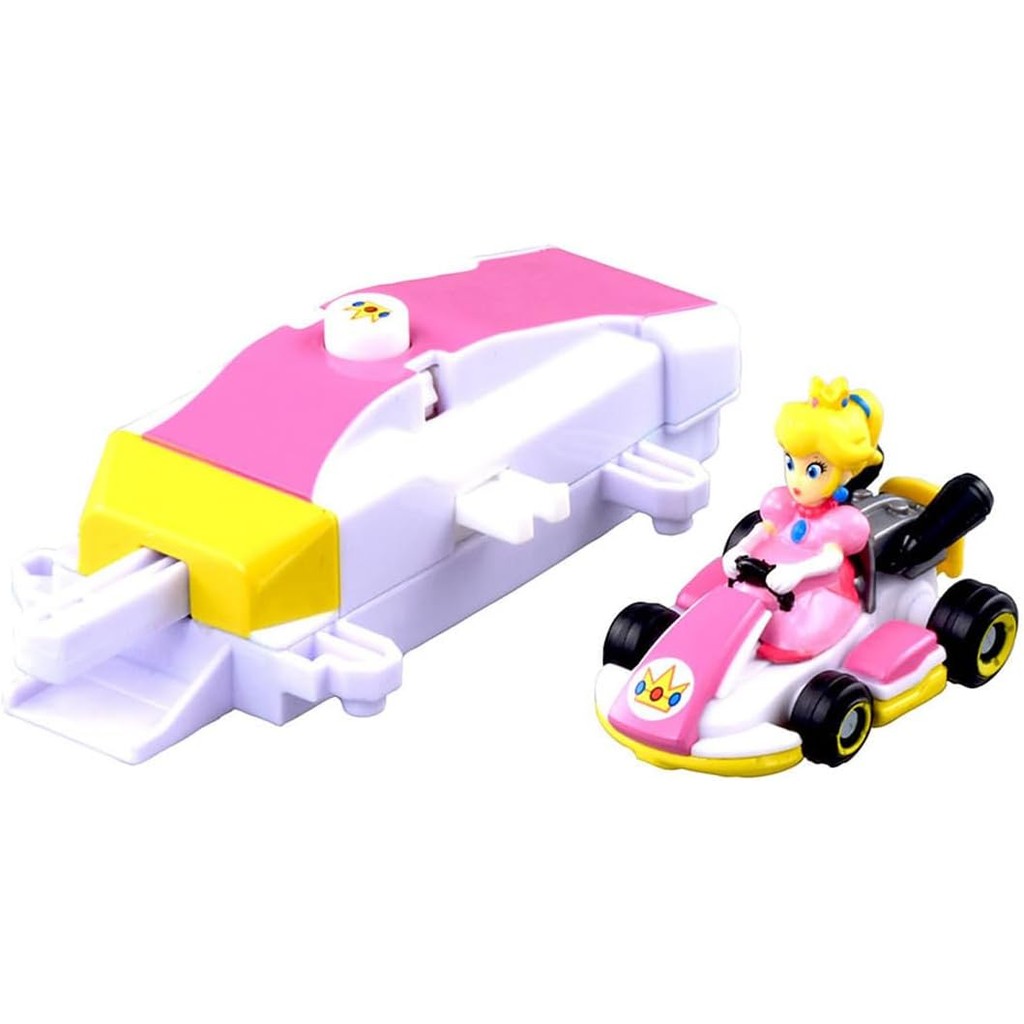 Takara Tomy Tomica Drift Tomica Mario Kart Drift Starter Set Peach & Standard Cart Mini Car Toy for 