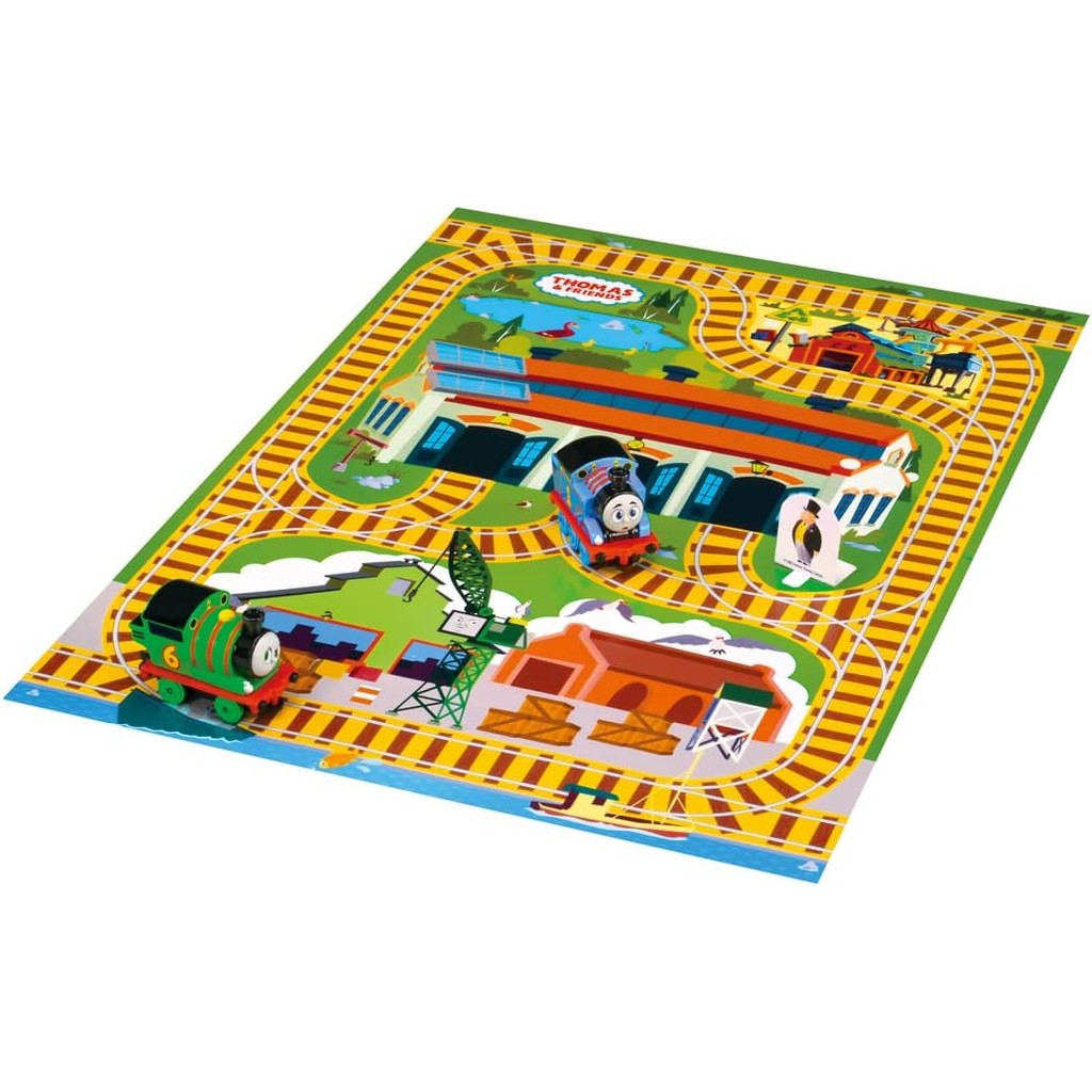 Takara Tomy Tomica Thomas and Friends Thomas and Percy Sodo Island Map Set, Mini Car, Airplane, Toy 