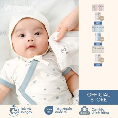 [MUA 5 TẶNG 3] Khăn sữa muslin Pack 5 (30x30cm) BU Baby ABM050001