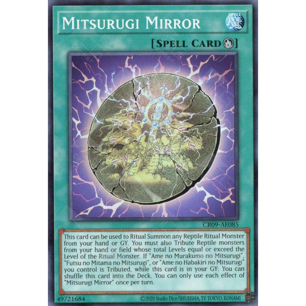 Thẻ bài Yugioh - CR09-AE085 - Mitsurugi Mirror