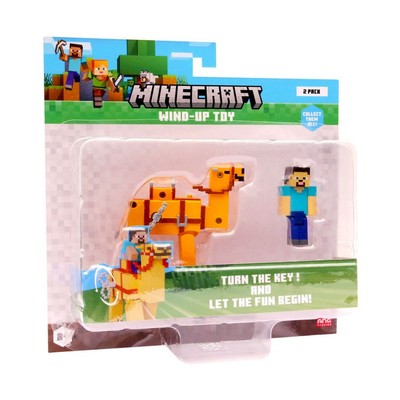 Đồ Chơi Mô Hình Minecraft Dây Cót Steve Cưỡi Lạc Đà MINECRAFT PMI CAM/MC1014