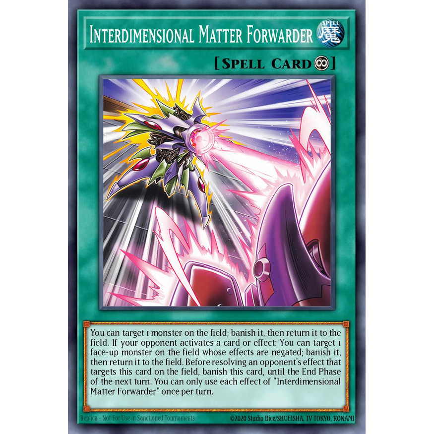 [YFS] 1 thẻ bài PKM/Yugioh TCG MP25-EN393 - Interdimensional Matter Forwarder - Common