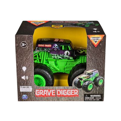 Đồ Chơi Chiến Xe 1:24 - Đèn & Âm Thanh Grave Digger VLL MONSTER JAM 20148986/6071191