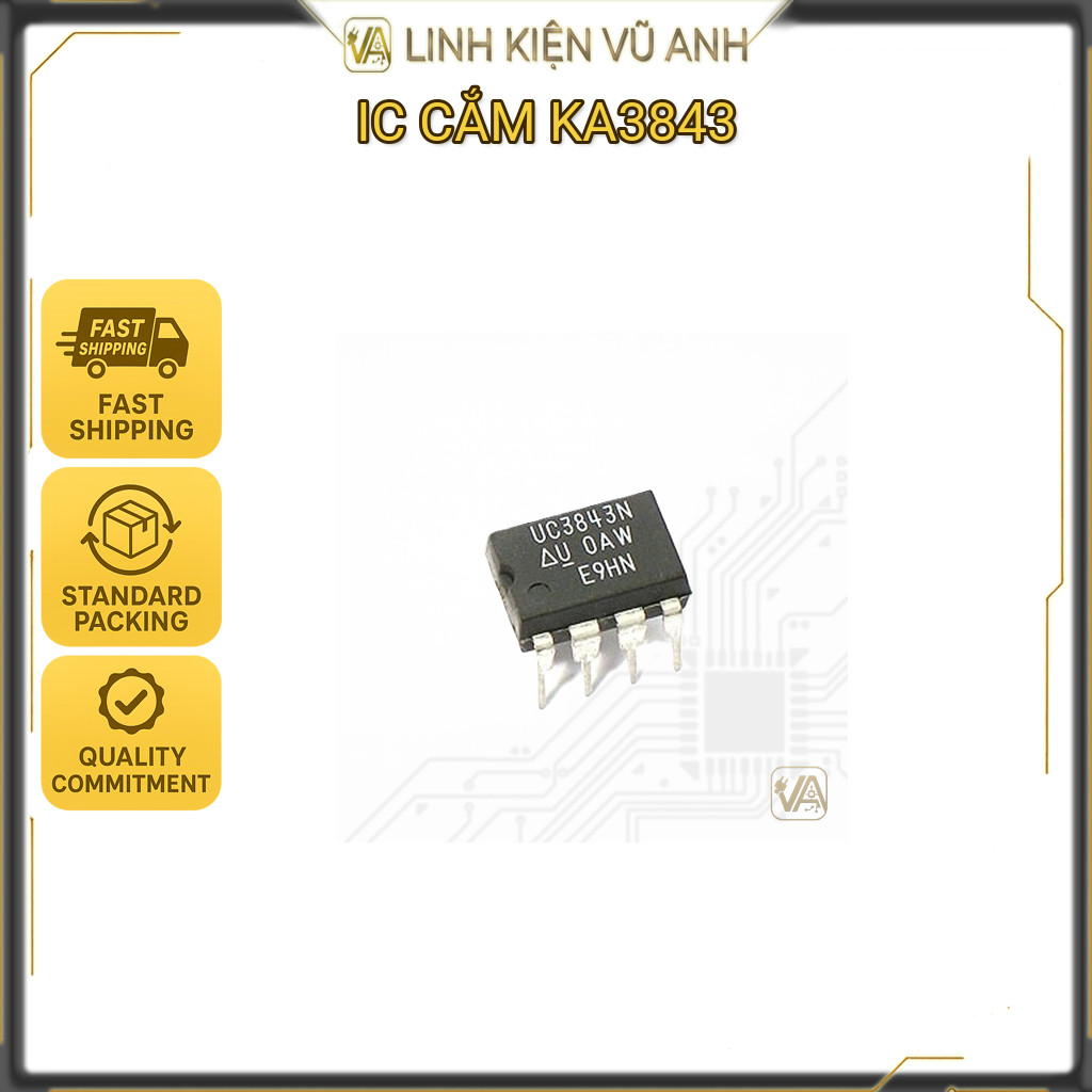 IC CẮM KA3843 | LẮP ĐẶT LINH KIỆN ĐIỆN TỬ