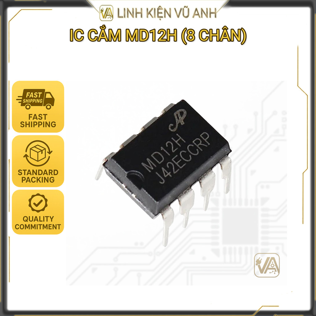 IC CẮM MD12H (8 CHÂN) | LẮP ĐẶT LINH KIỆN ĐIỆN TỬ