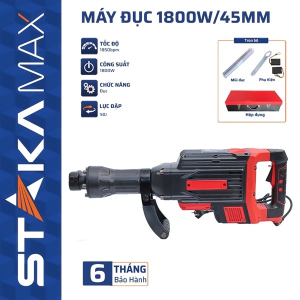 Máy Đục Phá 1800w/45mm STAKA MAX KA-2767