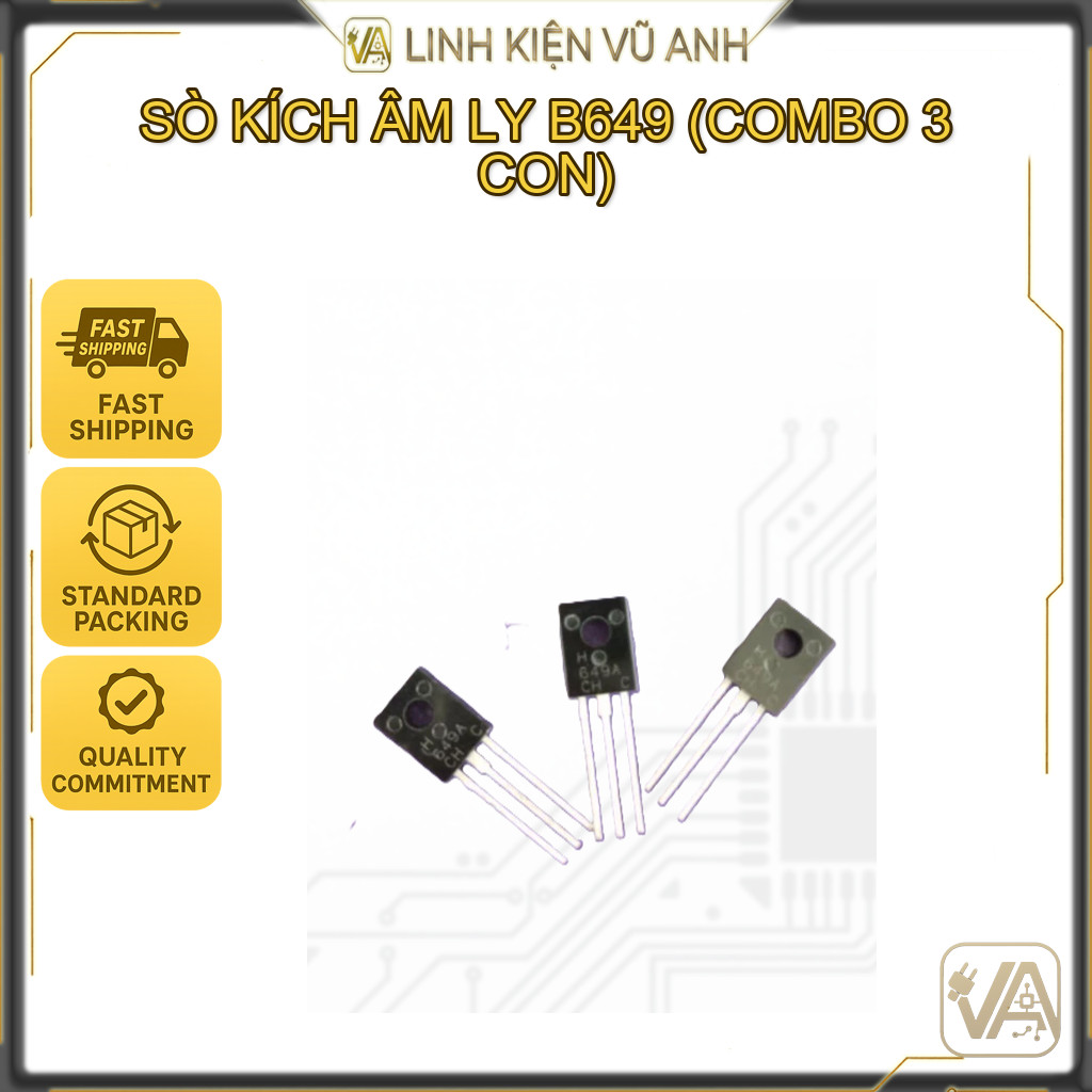 SÒ KÍCH ÂM LY B649 (COMBO 3 CON) | LẮP ĐẶT LINH KIỆN ĐIỆN TỬ