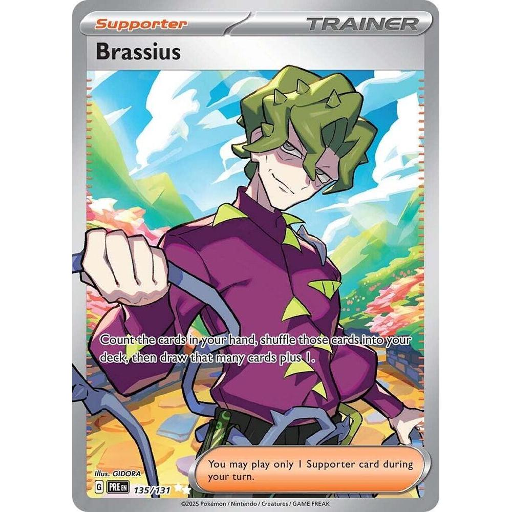 Thẻ Bài Pokemon Brassius - SV: Prismatic Evolutions (PRE)