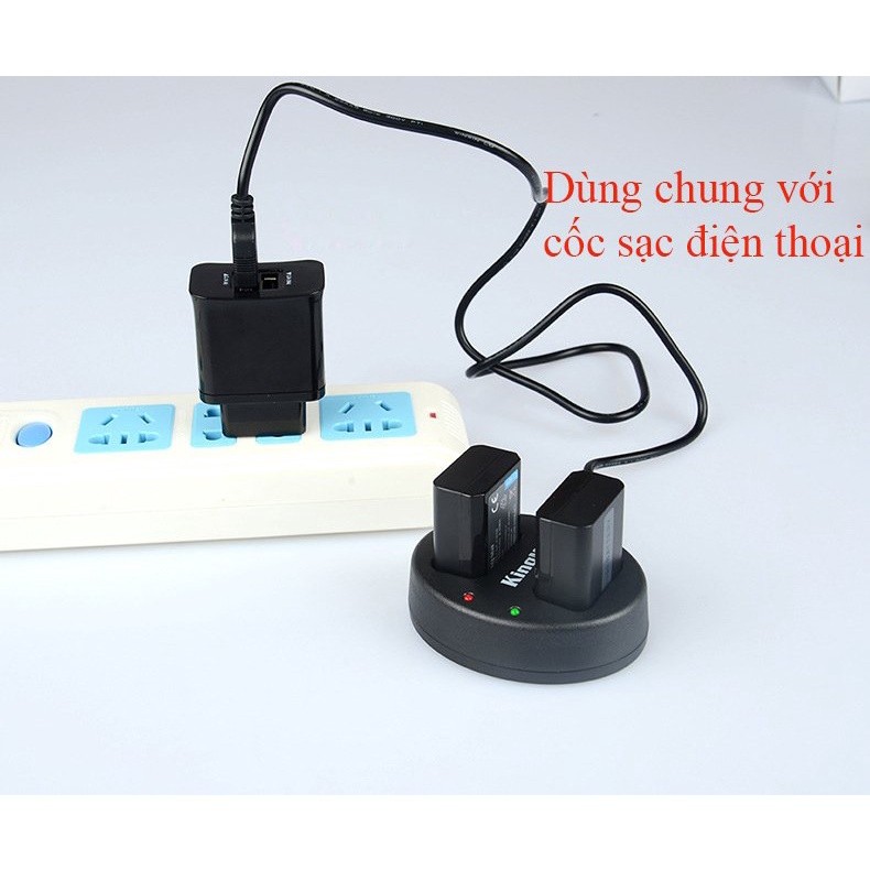 Dụng cụ sac Dual Battery Charger for NP-FW50
