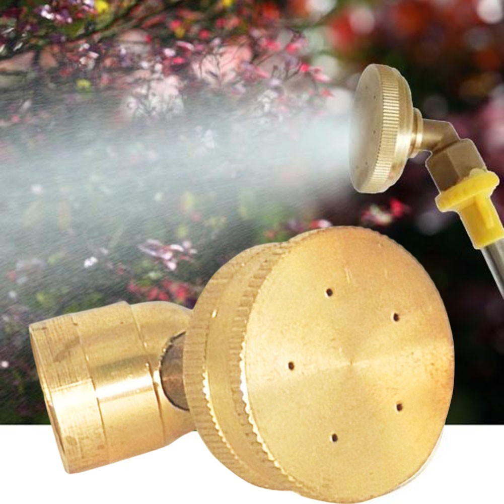 [UGPE] Adjustable 5 Hole Brass Sprayer Nozzle For M14 Atomizing Spray Fitting Hose Fitting
