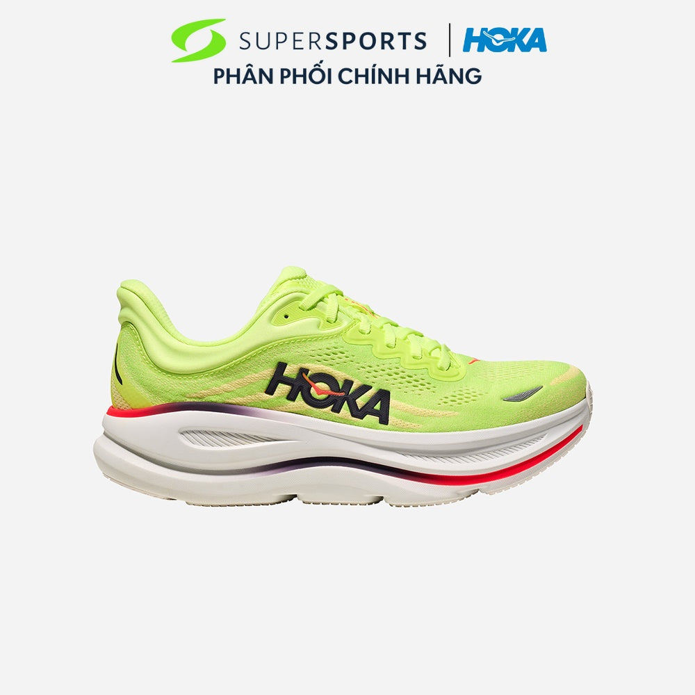 Giày Chạy Bộ Nam HOKA Bondi 9 Wide - Xanh Lá - 1162013-NYZS