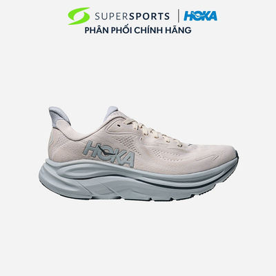 Giày Chạy Bộ Nữ HOKA Clifton 10 Wide - Xám - 1162050-GRTM