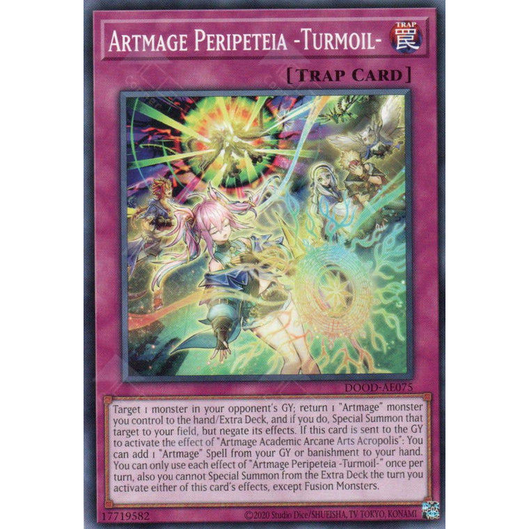 Thẻ bài Yugioh - DOOD-AE075 - Artmage Peripeteia -Turmoil-