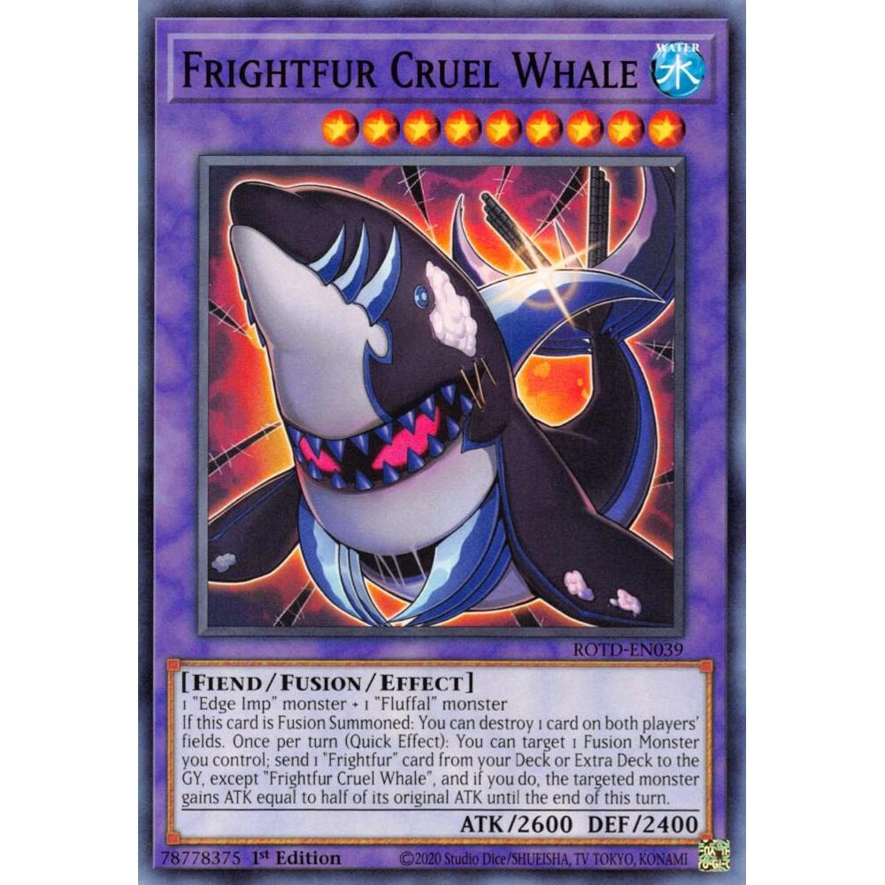 Thẻ bài Yugioh - ROTD-EN039 - Frightfur Cruel Whale