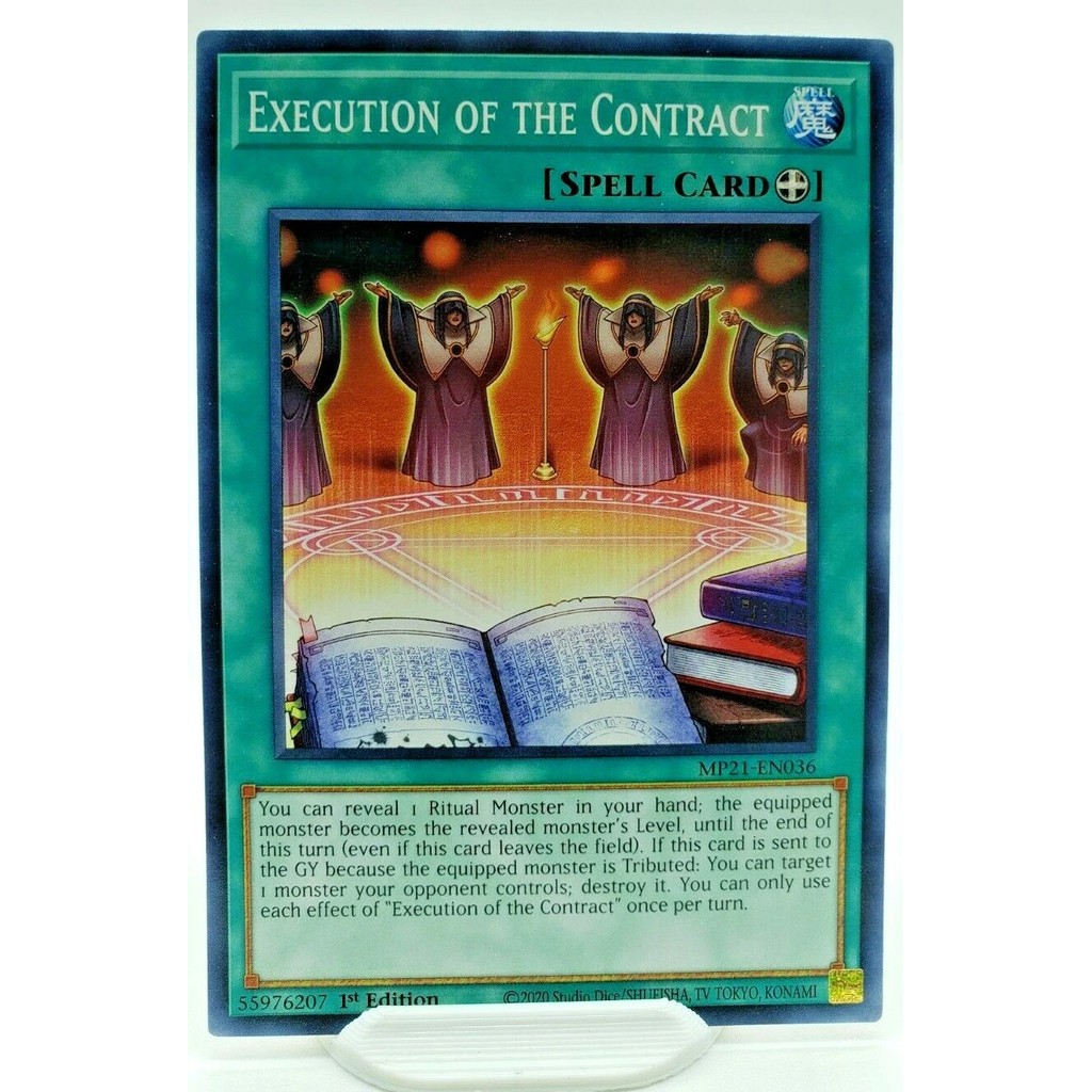 Thẻ bài Yugioh - MP21-EN036 - Execution of the Contract