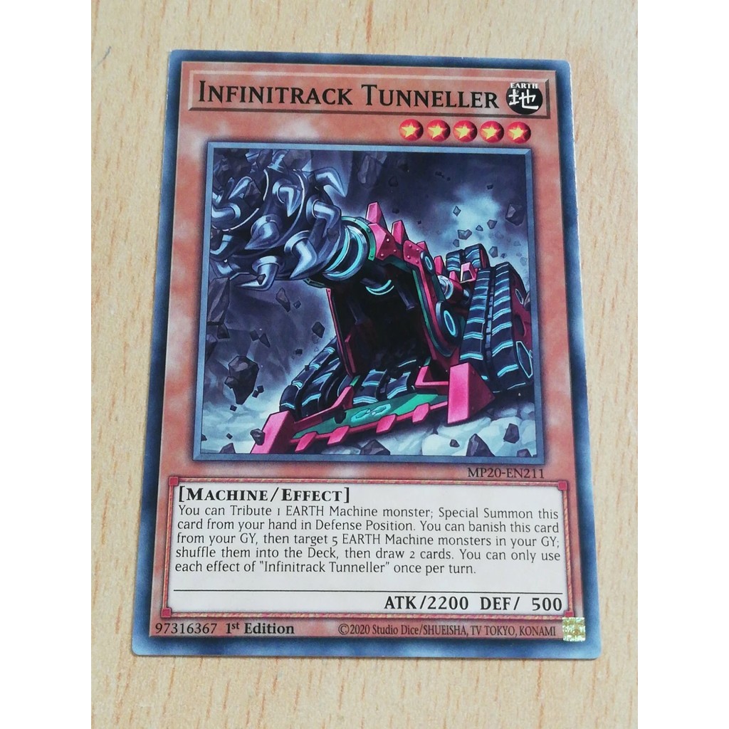 Thẻ bài Yugioh - MP20-EN211 - Infinitrack Tunneller