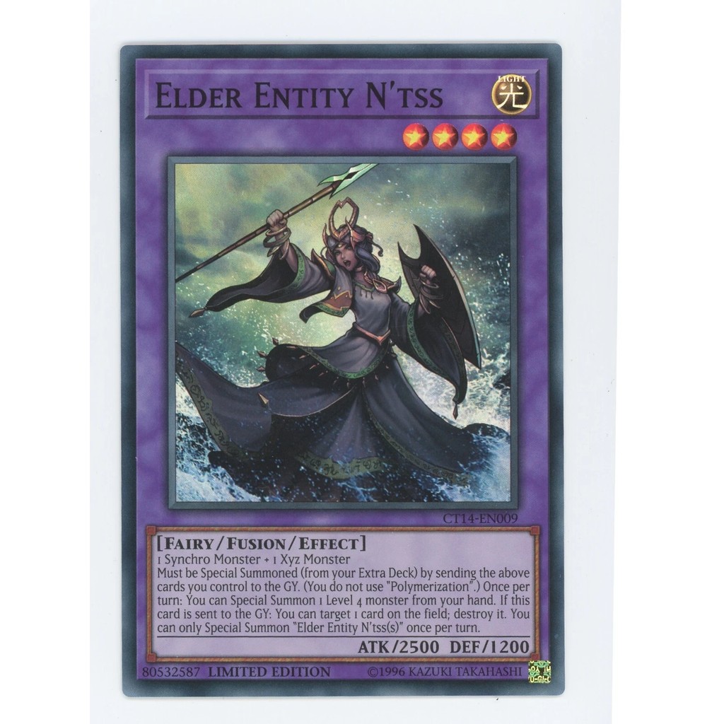 Thẻ bài Yugioh - CT14-EN009 - Elder Entity N'tss
