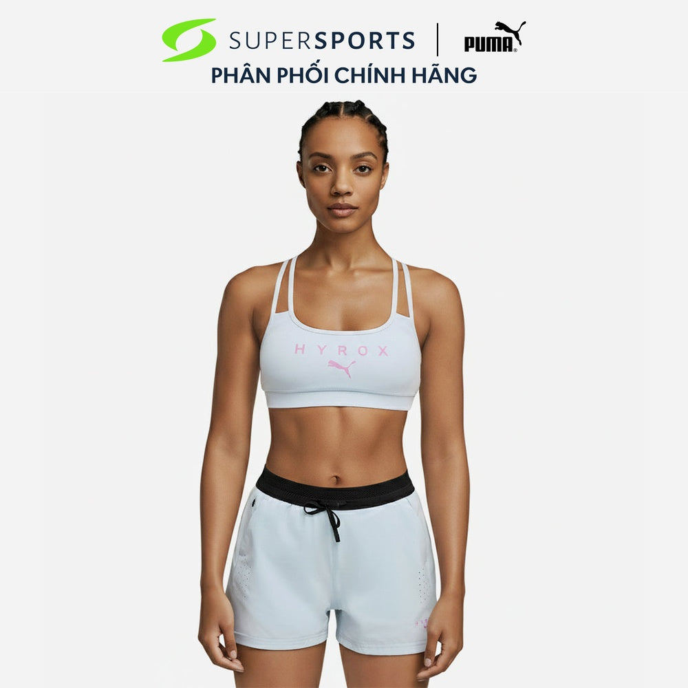 Áo Bra Thể Thao Nữ Puma Hyrox Move Strappy - Xanh Dương - 52716168