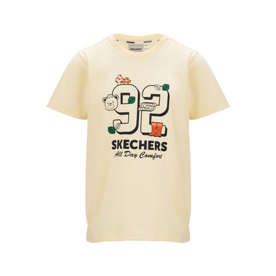 Áo Thun Tay Ngắn Bé Trai Skechers Short Sleeve Tee - SL125B080-0218 Online Sale