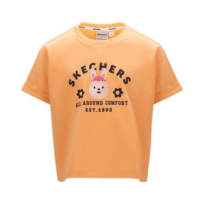 Crop Tee Bé Gái Skechers Crop Tee - SL125G089-APT1 Online Sale
