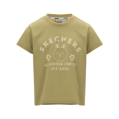 Áo Thun Tay Ngắn Bé Gái Skechers Short Sleeve Tee - SL125G090-KG03 Online Sale