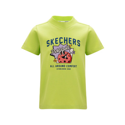 Áo Thun Tay Ngắn Bé Gái Skechers Pickleball Short Sleeve Tee - SL225G103-AG02 Online Sale