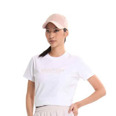 Áo Thun Tay Ngắn Nữ Skechers LifestylePhysicalAcademiaCollectionIconic Short Sleeve Tee-L125W048-00QF Online Sale