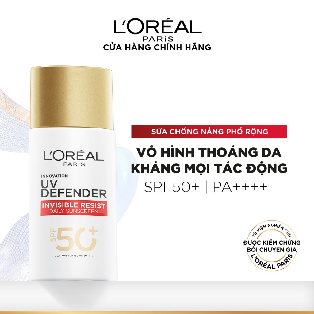 VB _ Bộ 2 Sữa Chống Nắng Phổ Rộng Vô Hình Thoáng Da, Kháng Mọi Tác Động Invisible SPF 50+ PA++++ L’Oreal Paris 50ml | BigBuy360 - bigbuy360.vn