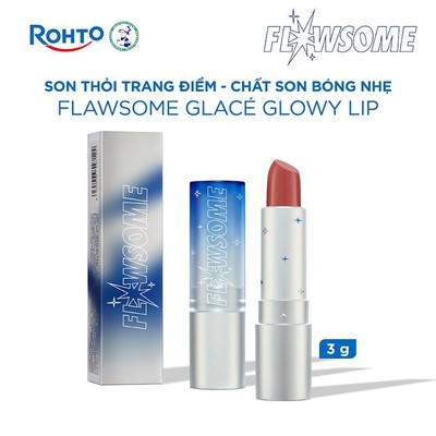 [KOL live] COMBO 02 Son trang điểm dạng thỏi bóng nhẹ Flawsome Glacé Glowy Lip (3g x 2)