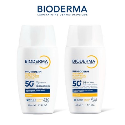 [BIODERMA - ĐÃ KÈM TÚI TOTE 2026] Bộ đôi sữa chống nắng XDefense Ultra-fluid SPF50+ 40mlx2 cho mọi loại da