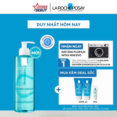 [VB Var] Gel rửa mặt dành cho da dầu Effaclar La Roche-Posay 400ml