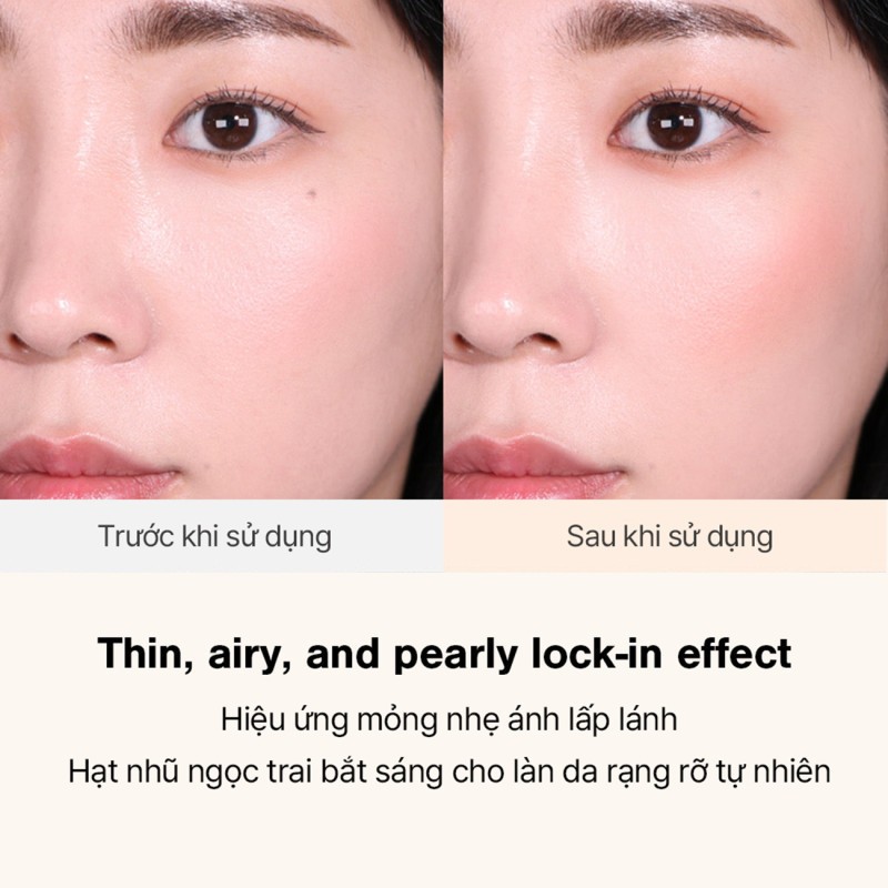 3CE Combo Son Blur Water Tint  & Chai Xịt Cố Định Lớp Trang Điểm Shimmer Make Up Fixer | BigBuy360 - bigbuy360.vn