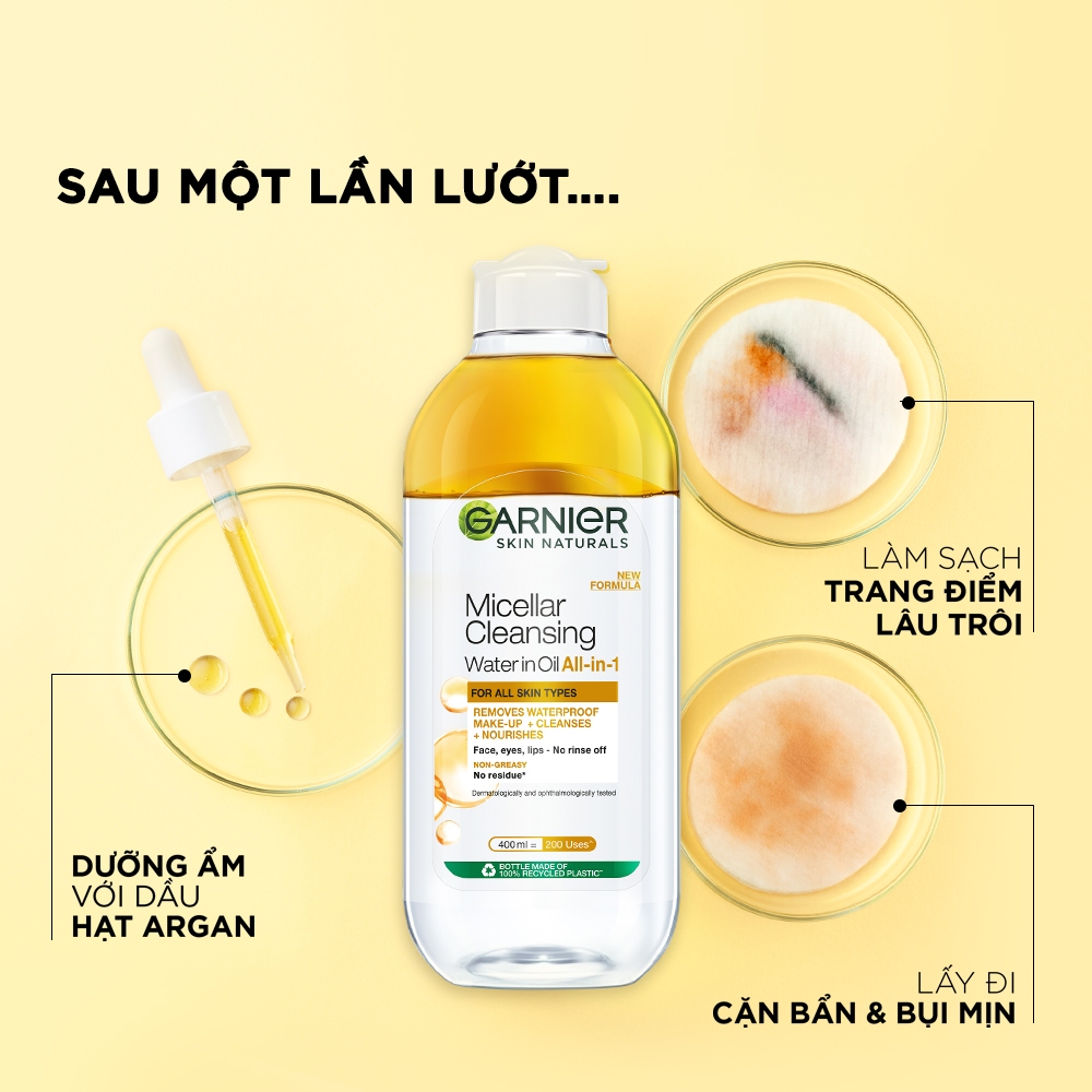 Bộ 2 nước Tẩy Trang làm sạch sâu dịu nhẹ cho mọi loại da (dầu, thường, khô, nhạy cảm) -Garnier Micellar Cleansing Water | BigBuy360 - bigbuy360.vn