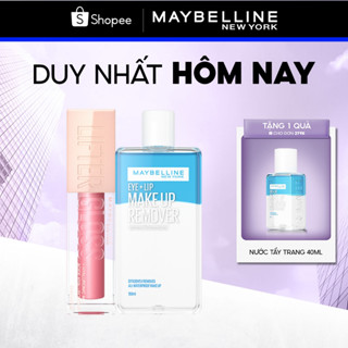 [Bộ trang điểm] Son Bóng Lifter Gloss cho Đôi Môi Đầy Căng Mọng Kẹo và Nước tẩy trang mắt môi  Eye & Lip Makeup Remover