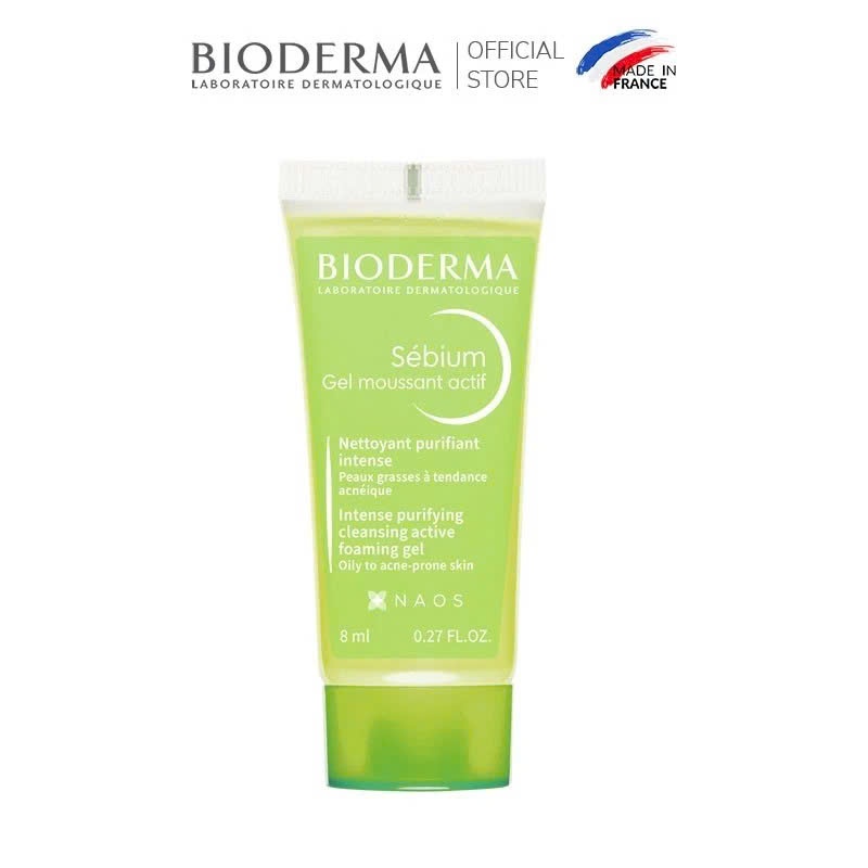 [QUÀ TẶNG KHÔNG BÁN] Bộ gel rửa mặt làm sạch sâu và giảm mụn Bioderma Sébium Gel moussant actif - 8mlx2 | BigBuy360 - bigbuy360.vn