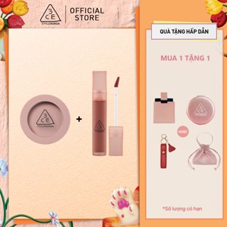  3CE Combo Son Kem Blur Water Tint  & Phấn Má Hồng Face Blush 