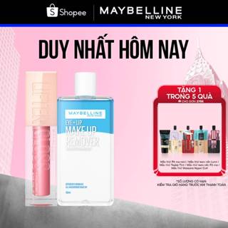   Bộ trang điểm  Son Bóng Lifter Gloss cho Đôi Môi Đầy Căng Mọng Kẹo và Nước tẩy trang mắt môi  Eye & Lip Makeup Remover 