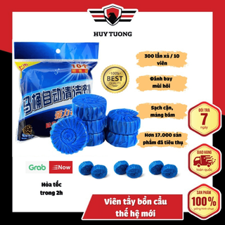 SỈ 5k-Viên thả bồn cầu tẩy sạch mảng bám khử mùi Hàn Quốc, viên tẩy bồn cầu gói 10 cục cực kỳ tiện lợi - Huy Tưởng