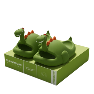 Dép Khủng Long Cổ Dài, Dép Cá Sấu Đi Trong Nhà Đế Mềm Chống Trượt Hoạt Hình Dễ Thương TRANGBIHUE